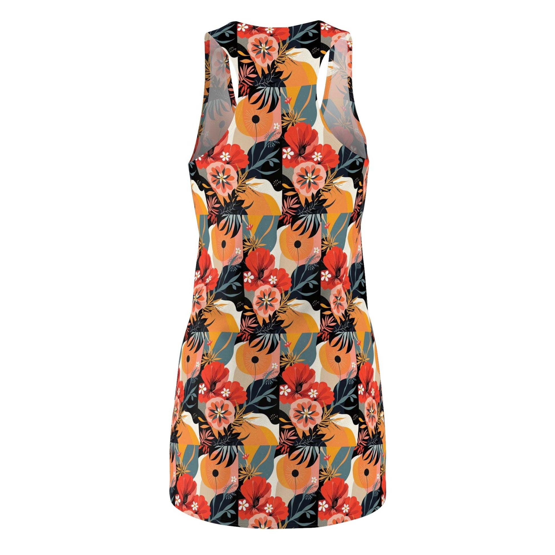 Floral Print Racerback Dress for Summer Parties Style - Even Keel LLC