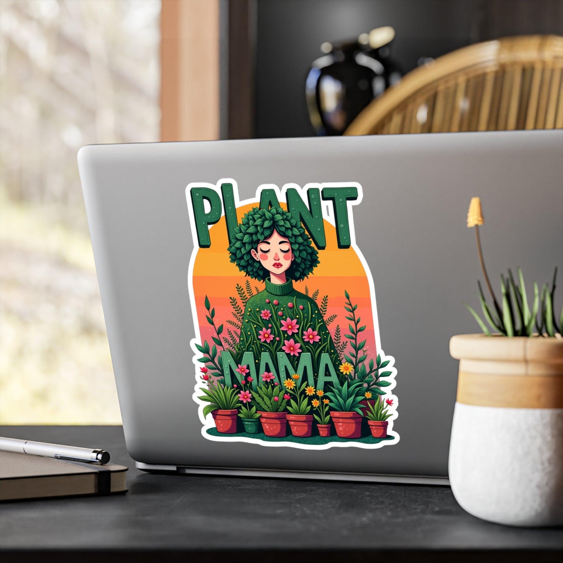 Plant Mama Decal - High Quality Vinyl Sticker Art - Even Keel LLC