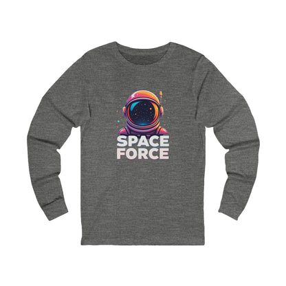 Space Force Long Sleeve Tee for Space Exploration Fans - Even Keel LLC