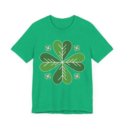 Trippy Celtic Shamrock Tee for Unique Irish Style - Even Keel LLC