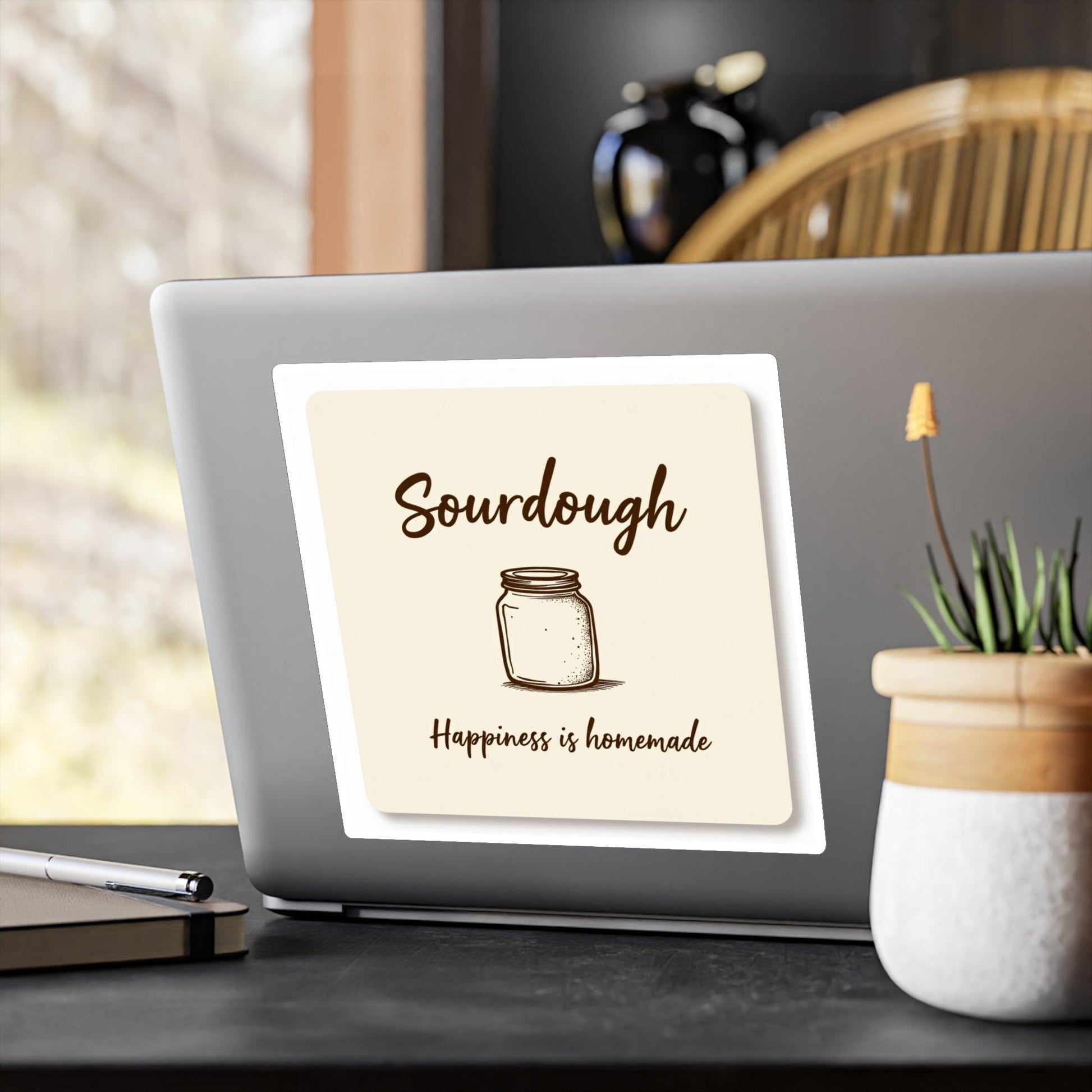 Sourdough Happiness Is Homemade Decal for Baking Lovers - Even Keel LLC