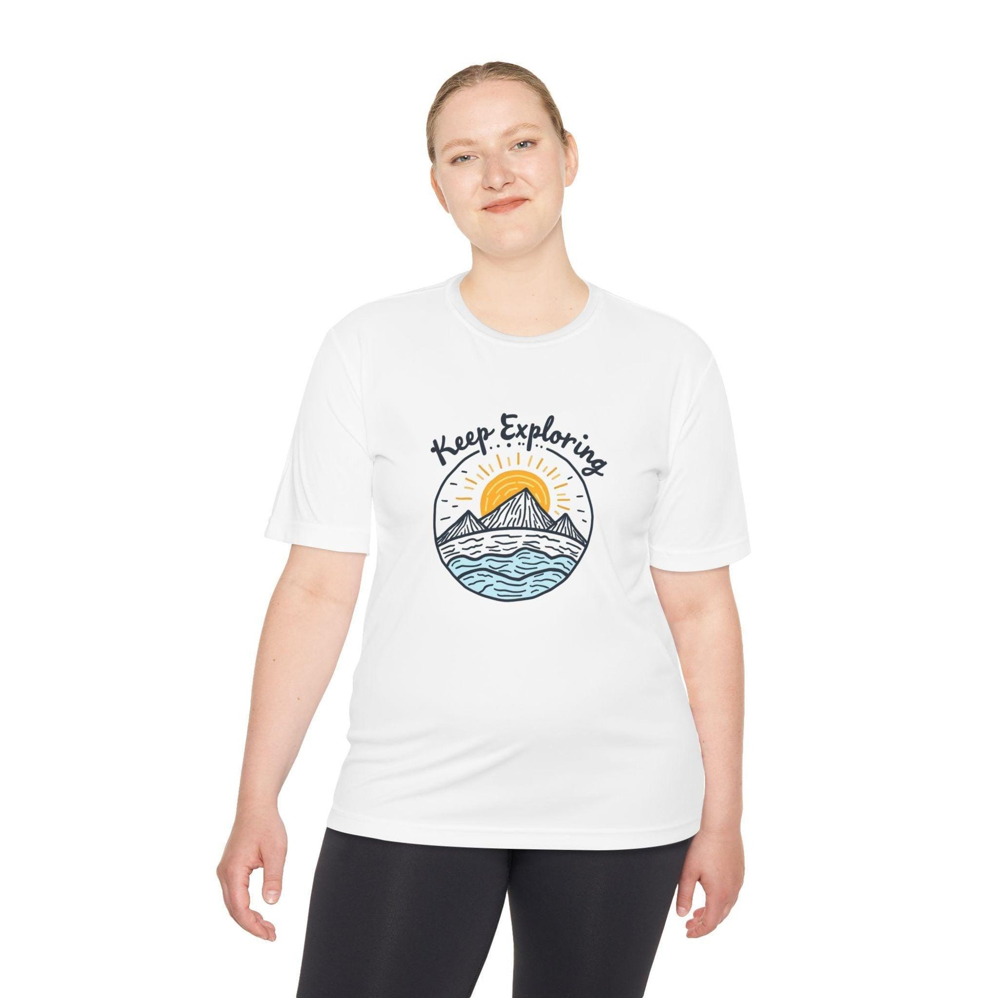 Keep Exploring T Shirt Quick Dry Unisex Adventure Tee.