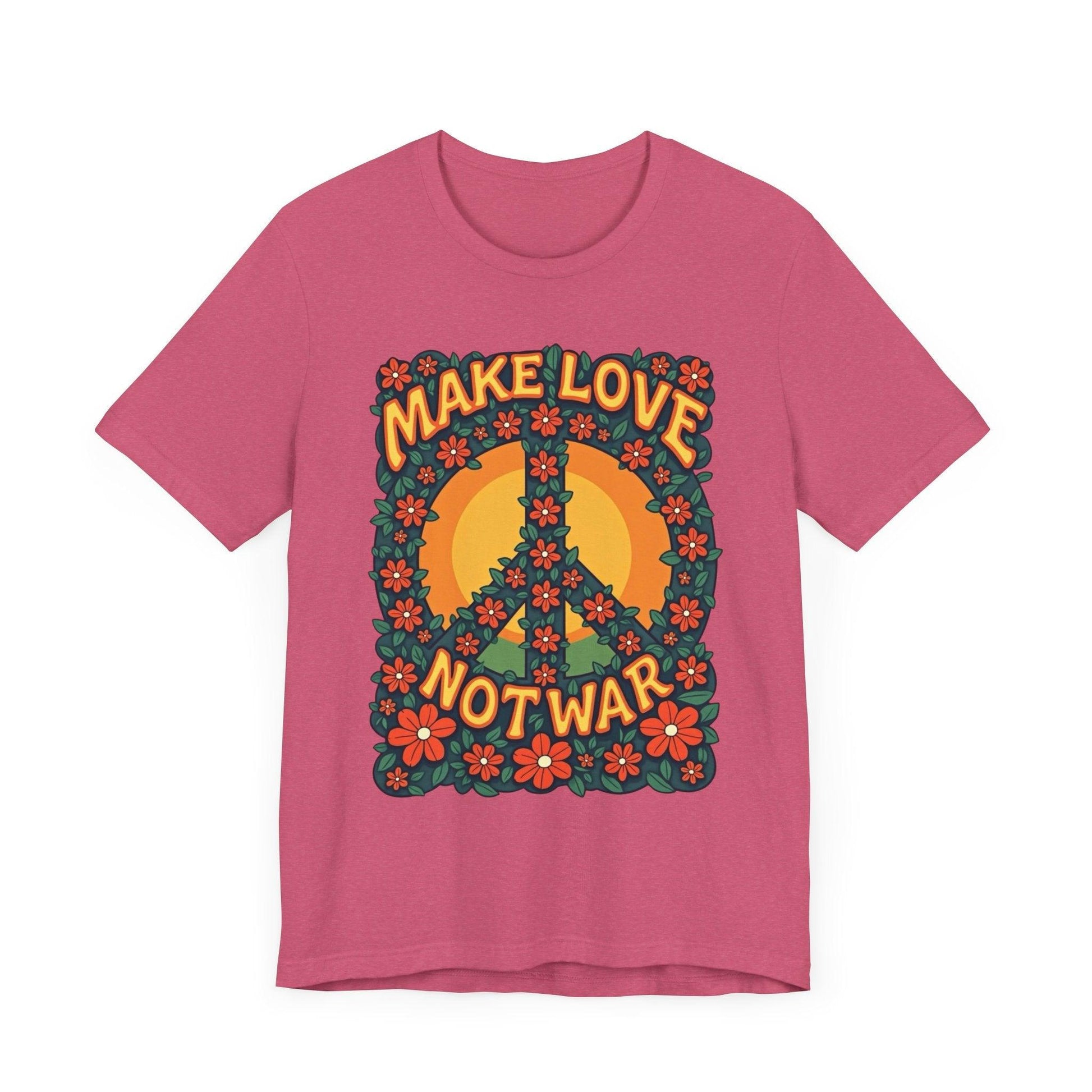 Peace Sign T-Shirt for Love and Unity in Any Size - Even Keel LLC