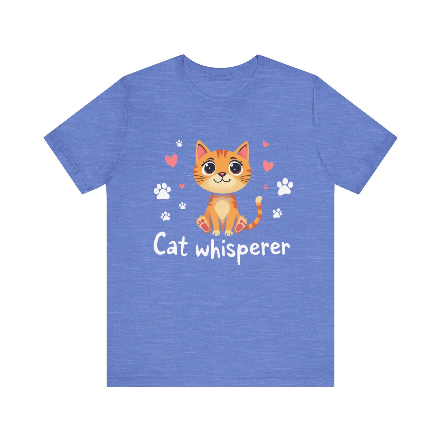 Cat Whisperer Unisex Jersey Short Sleeve Tee Cat Lover T-Shirt