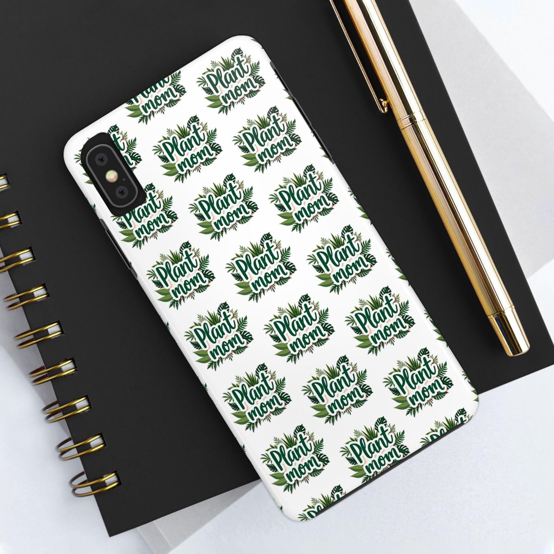 Nature-Inspired Plant Mom Tough Phone Case Biodegradable Cover - Even Keel LLC