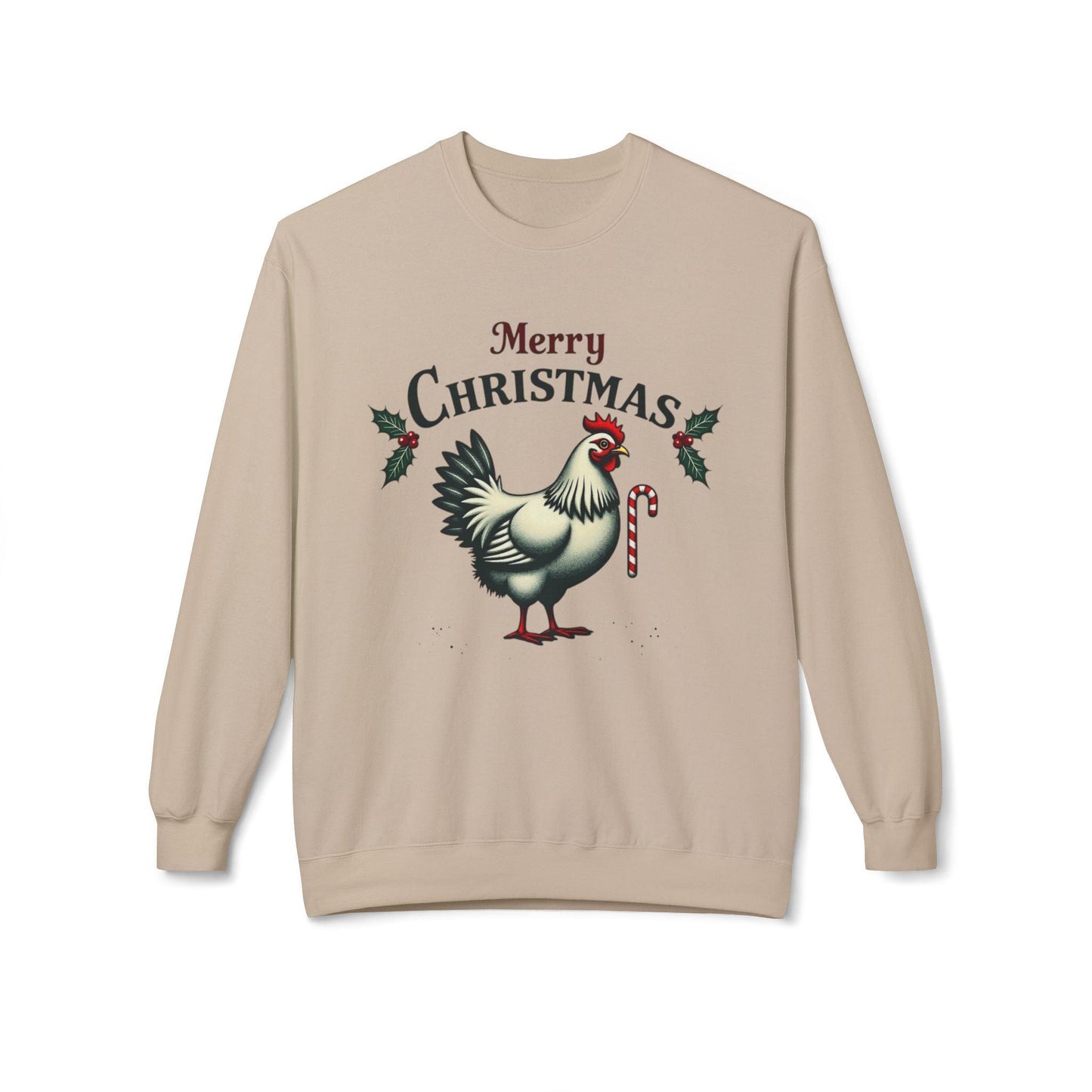 Mistoe Chicken Fleece Crewneck Sweatshirt for Cozy Comfort - Even Keel LLC