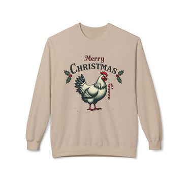 Mistoe Chicken Fleece Crewneck Sweatshirt for Cozy Comfort - Even Keel LLC