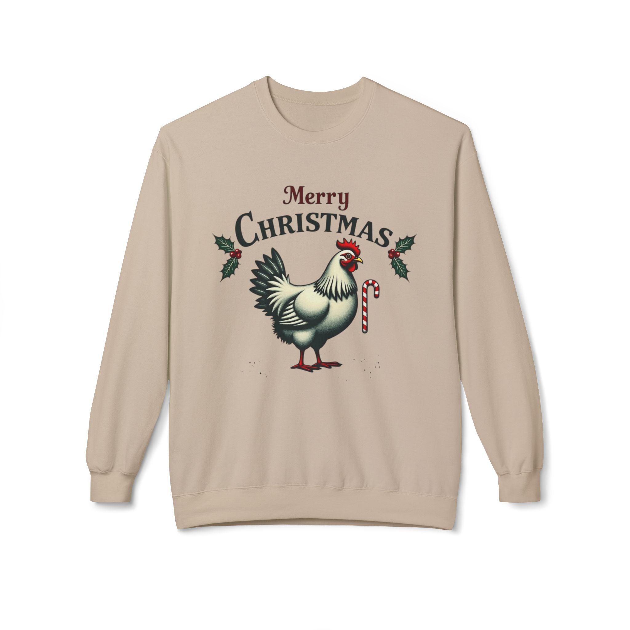 Mistoe Chicken Fleece Crewneck Sweatshirt for Cozy Comfort - Even Keel LLC