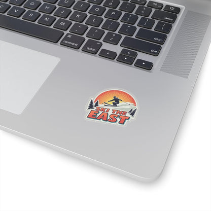 Ski The East Sticker - Custom Kiss-Cut Vinyl Design - Even Keel LLC