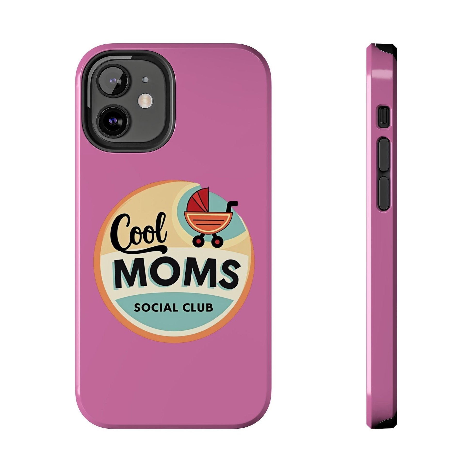 Retro Cool Moms Social Club Tough Phone Cases for Phones - Even Keel LLC