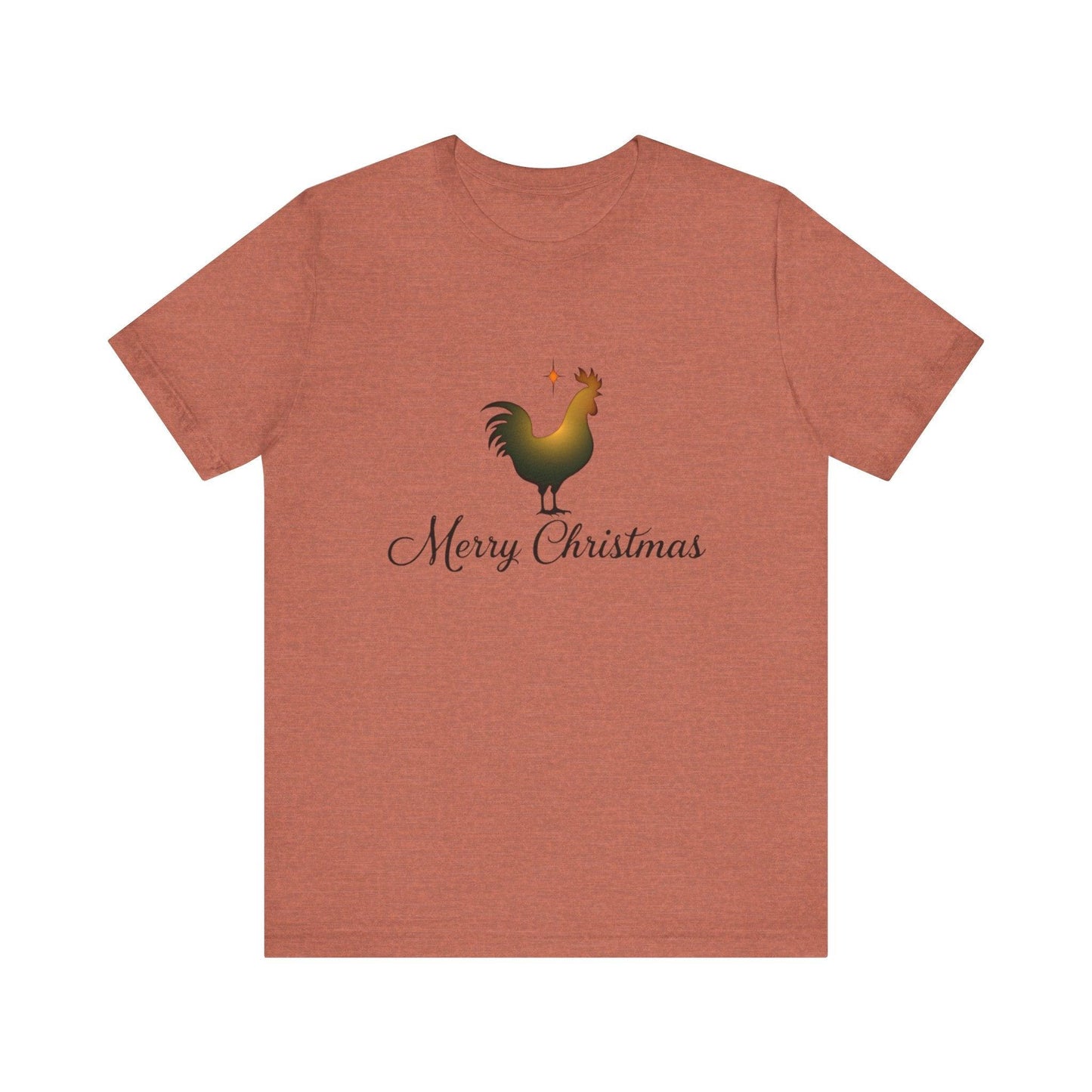 Christmas Chicken Short Sleeve Tee for Festive Fun Fashion - Even Keel LLC