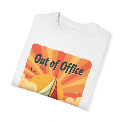 Ocean Sailing Out of Office Unisex Tee for Beach Lovers - Even Keel LLC