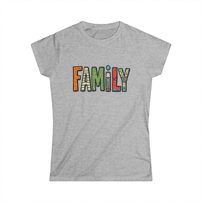 Family Tee - Women's Softstyle Casual T-Shirt for Families - Even Keel LLC