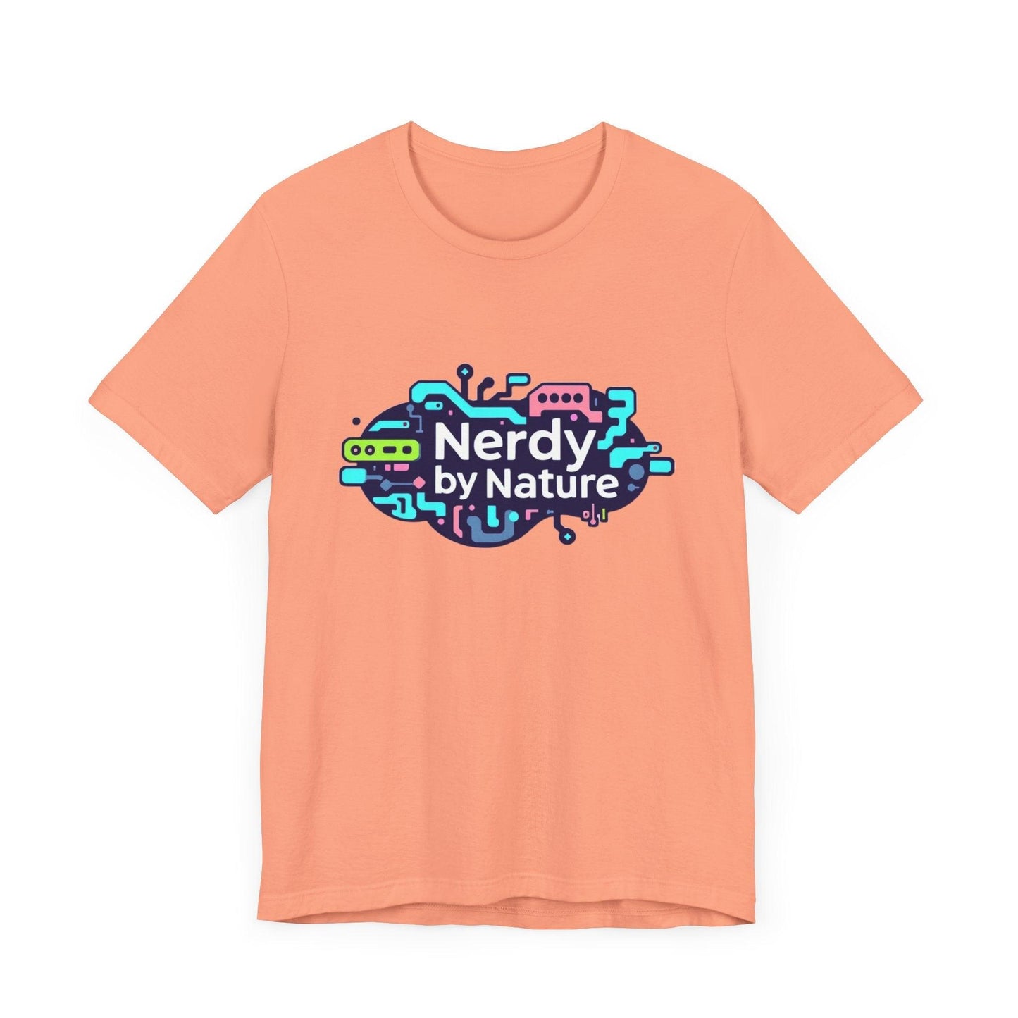 Nerdy by Nature Unisex Tee - Fun Geeky Graphic T-Shirt for Casual Wear - Even Keel LLC