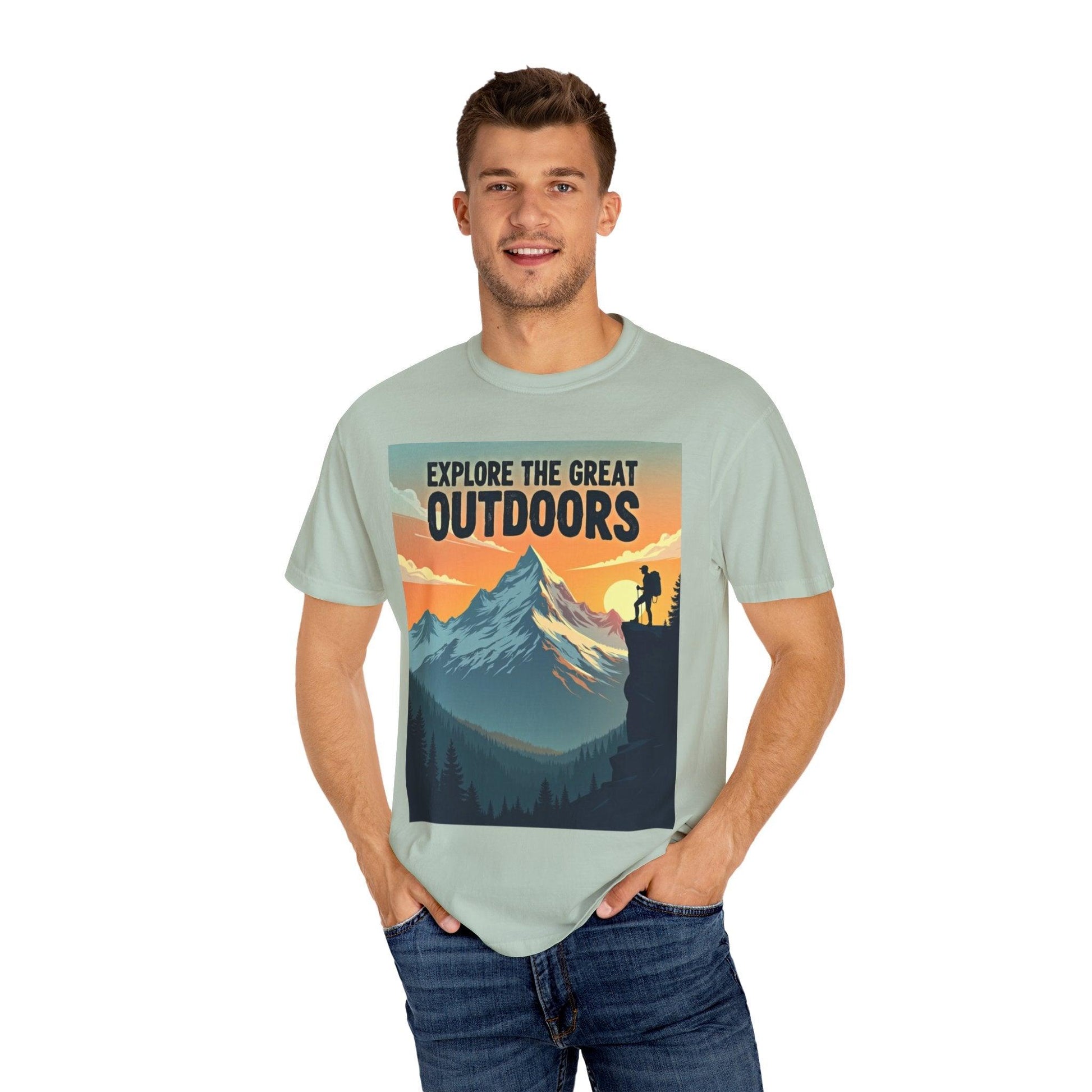 Hiker Adventure T-Shirt for Outdoor Enthusiasts and Nature Lovers - Even Keel LLC