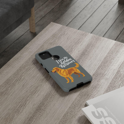 Phone Case I Love My Golden Retriever For Dog Lovers Style - Even Keel LLC