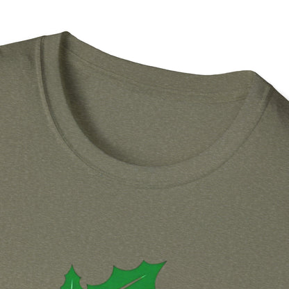 Naughty Holly Jolly T-Shirt for Fun Holiday Style - Even Keel LLC