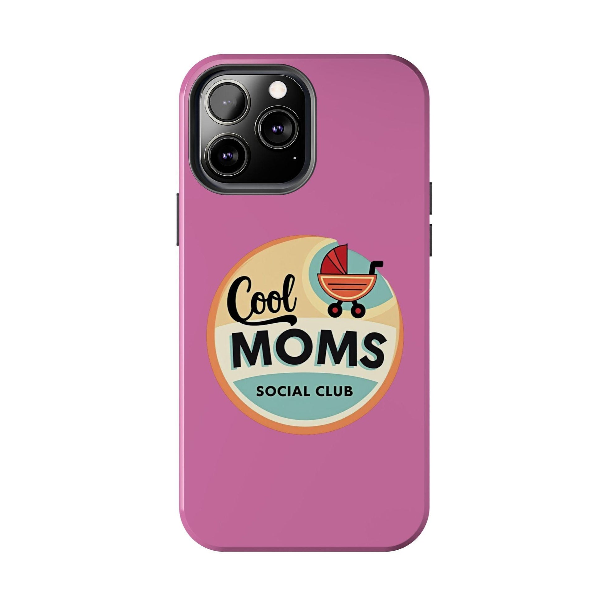 Retro Cool Moms Social Club Tough Phone Cases for Phones - Even Keel LLC