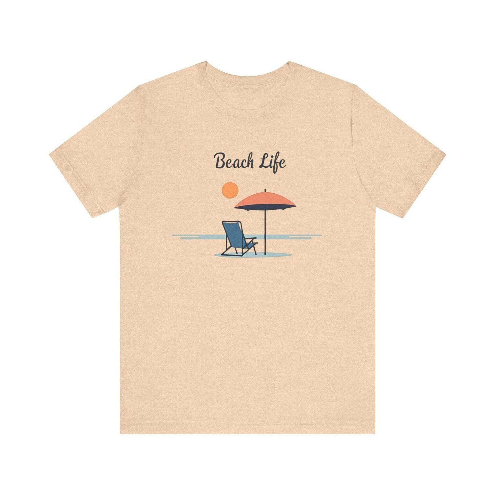 Beach Life Tee Shirt - Unisex Tee for Ocean Lovers - Even Keel LLC