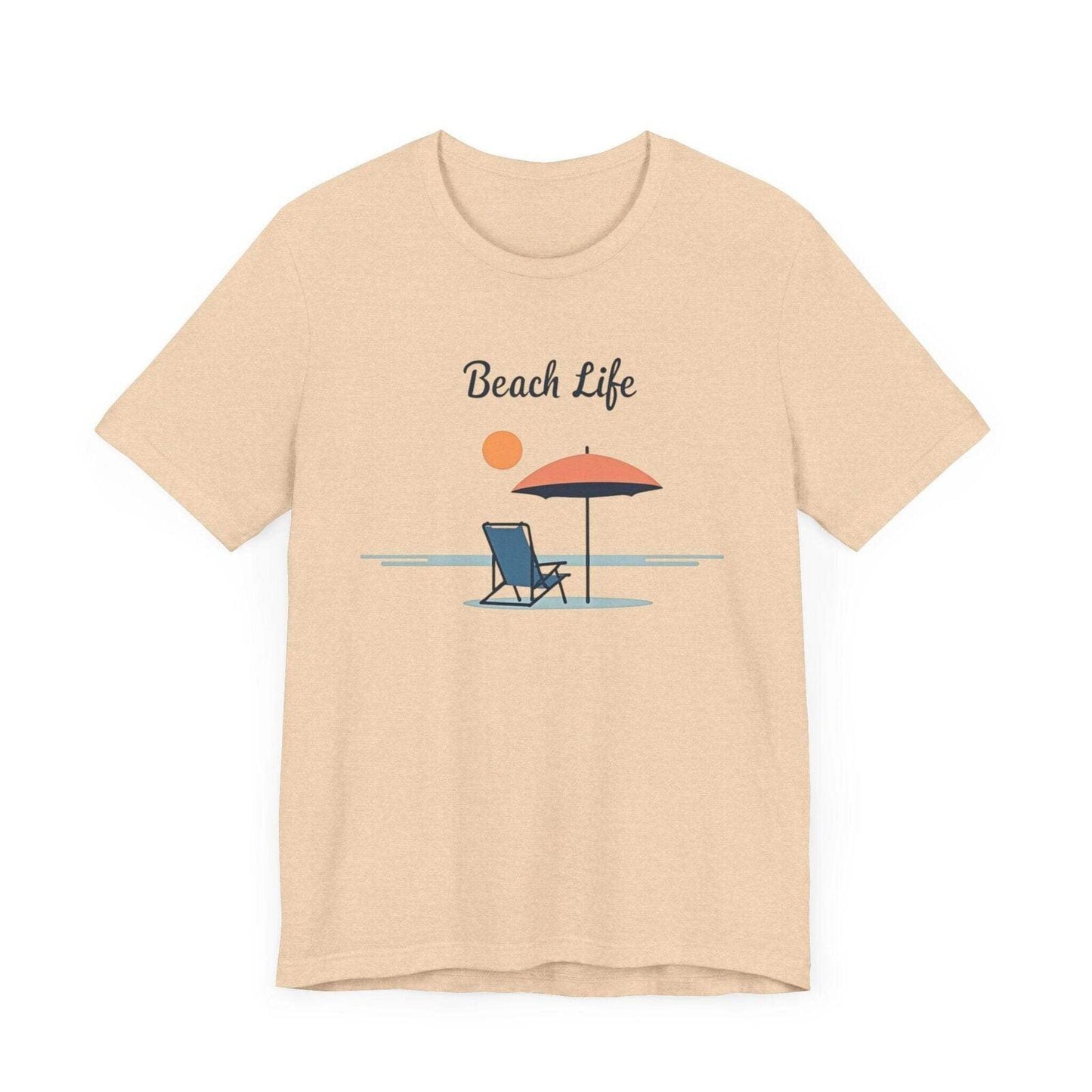 Beach Life Tee Shirt - Unisex Tee for Ocean Lovers - Even Keel LLC