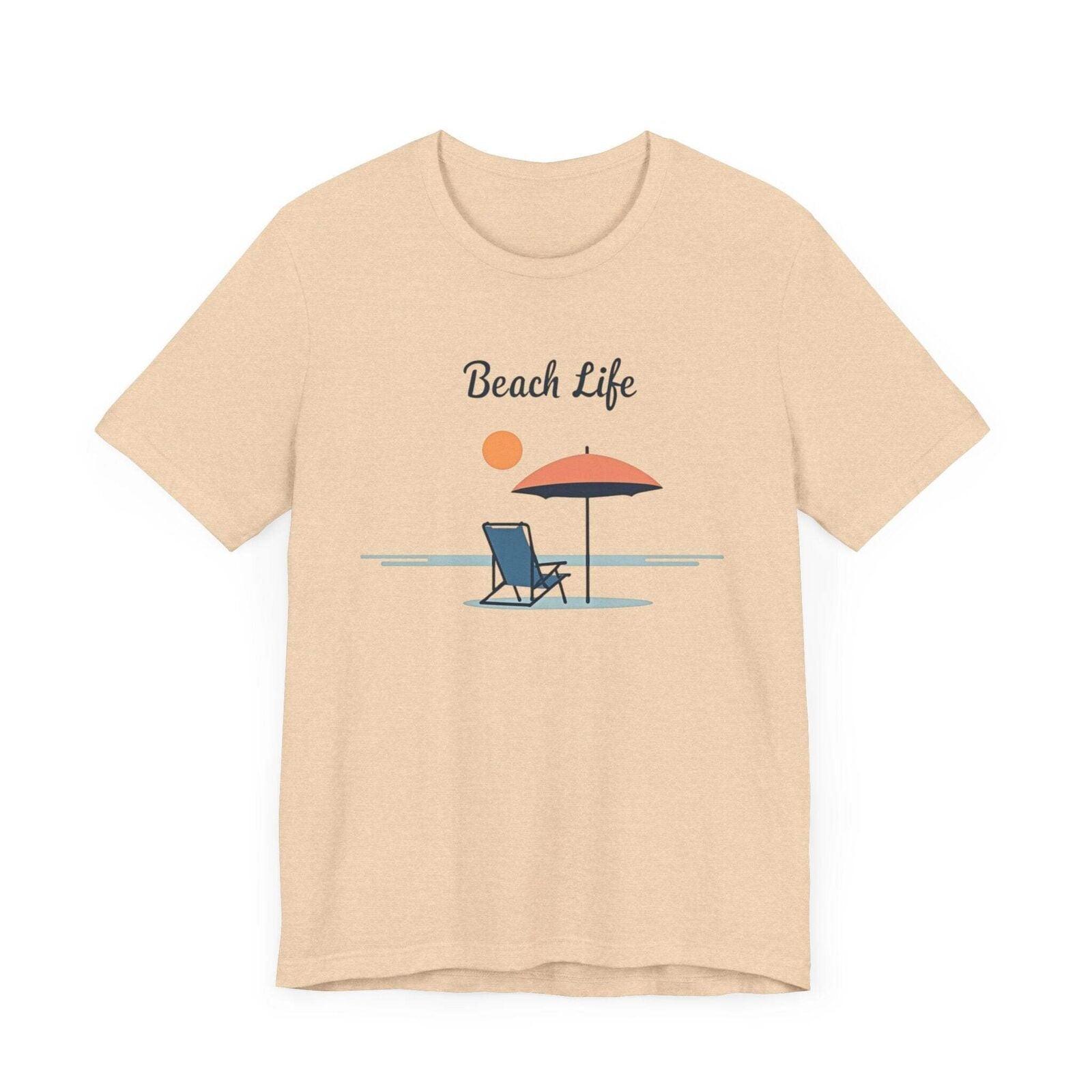 Beach Life Tee Shirt - Unisex Tee for Ocean Lovers - Even Keel LLC