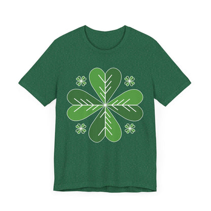 Trippy Celtic Shamrock Tee for Unique Irish Style - Even Keel LLC