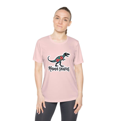 Sport-Tek Quick Dry Tee Shirt - Mama Saurus Rex Style - Even Keel LLC