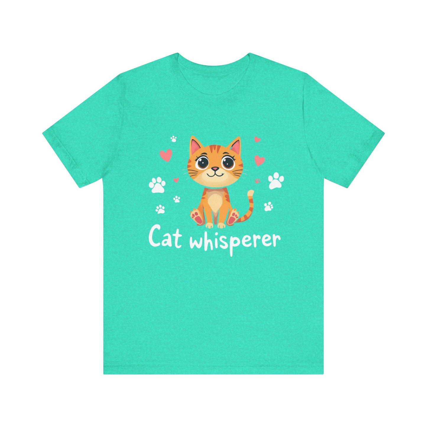 Cat Whisperer Unisex Jersey Short Sleeve Tee Cat Lover T-Shirt