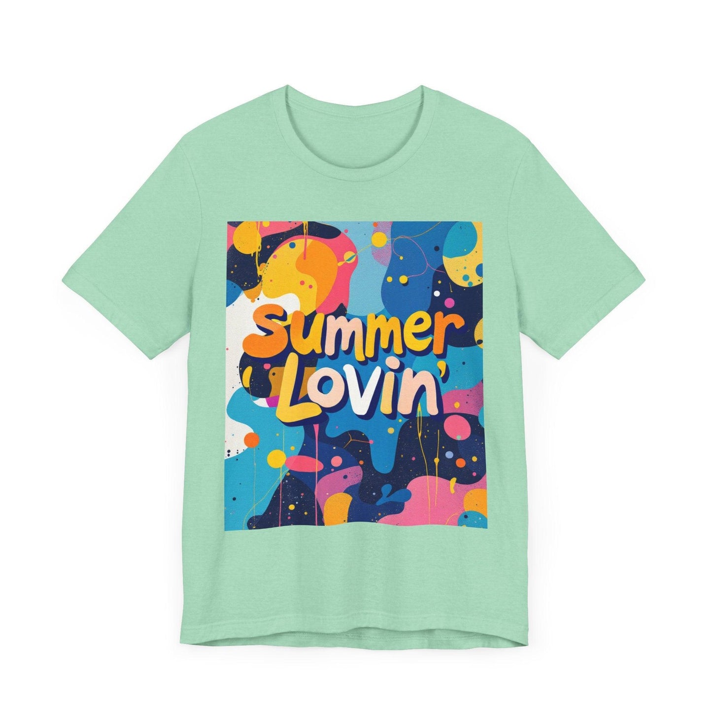 Colorful Summer Lovin' Unisex Tee for Fun Summer Days - Even Keel LLC