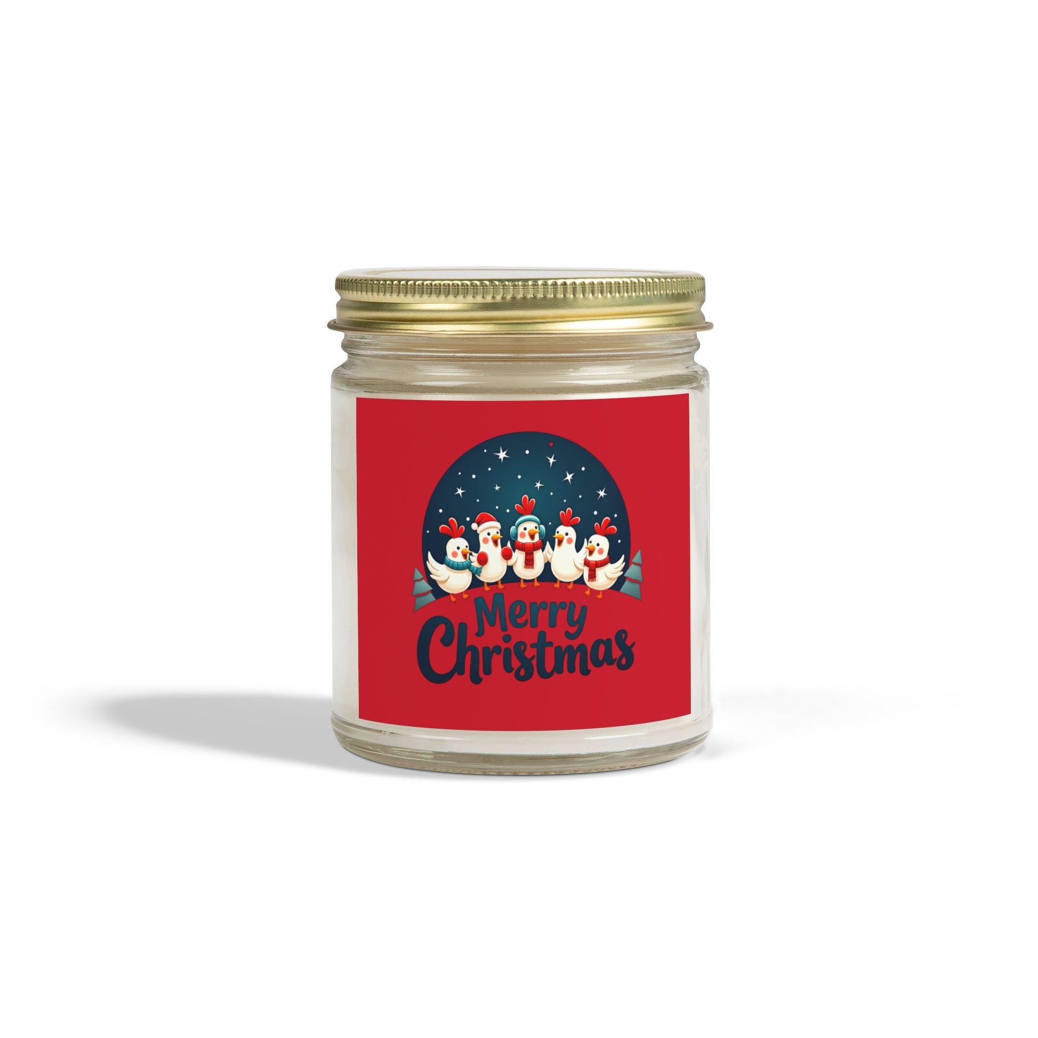 Caroling Chicken Candle Coconut Apricot Wax 4oz 9oz - Even Keel LLC