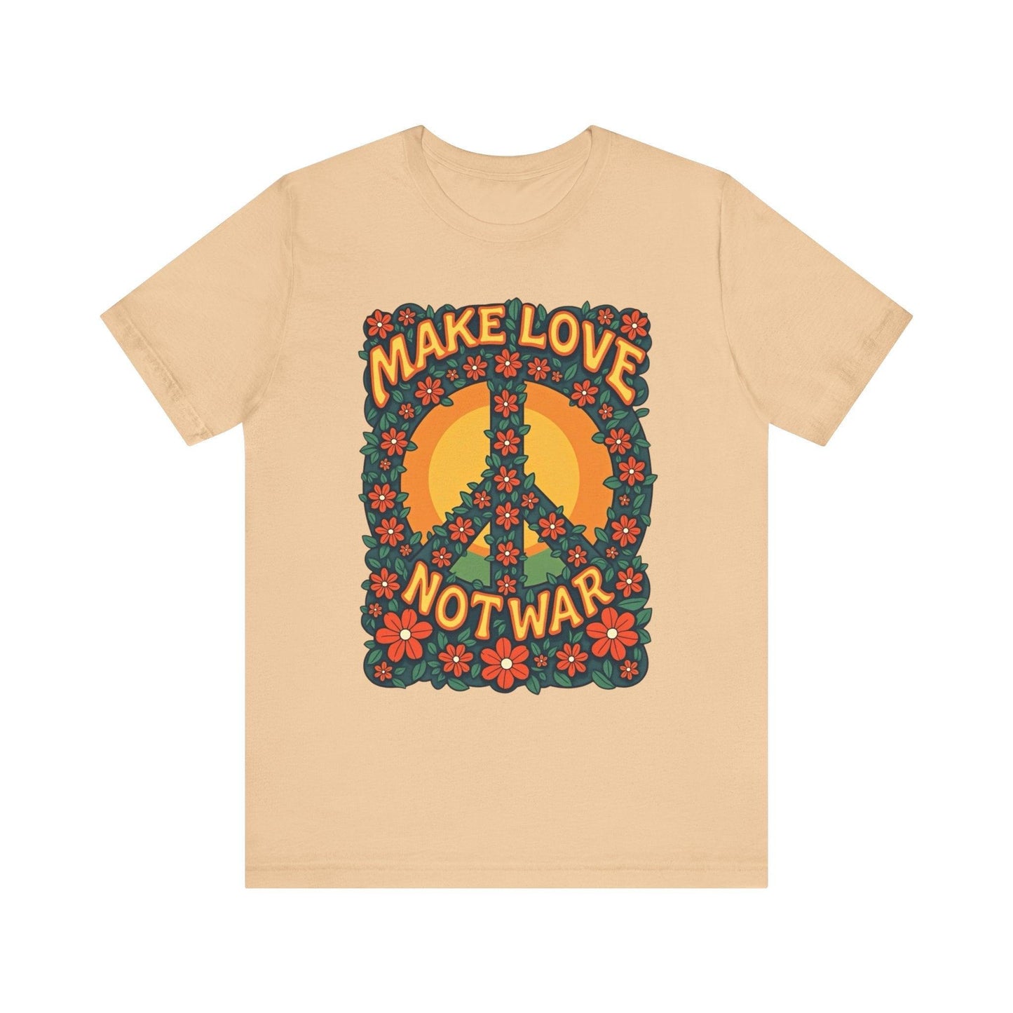 Peace Sign T-Shirt for Love and Unity in Any Size - Even Keel LLC