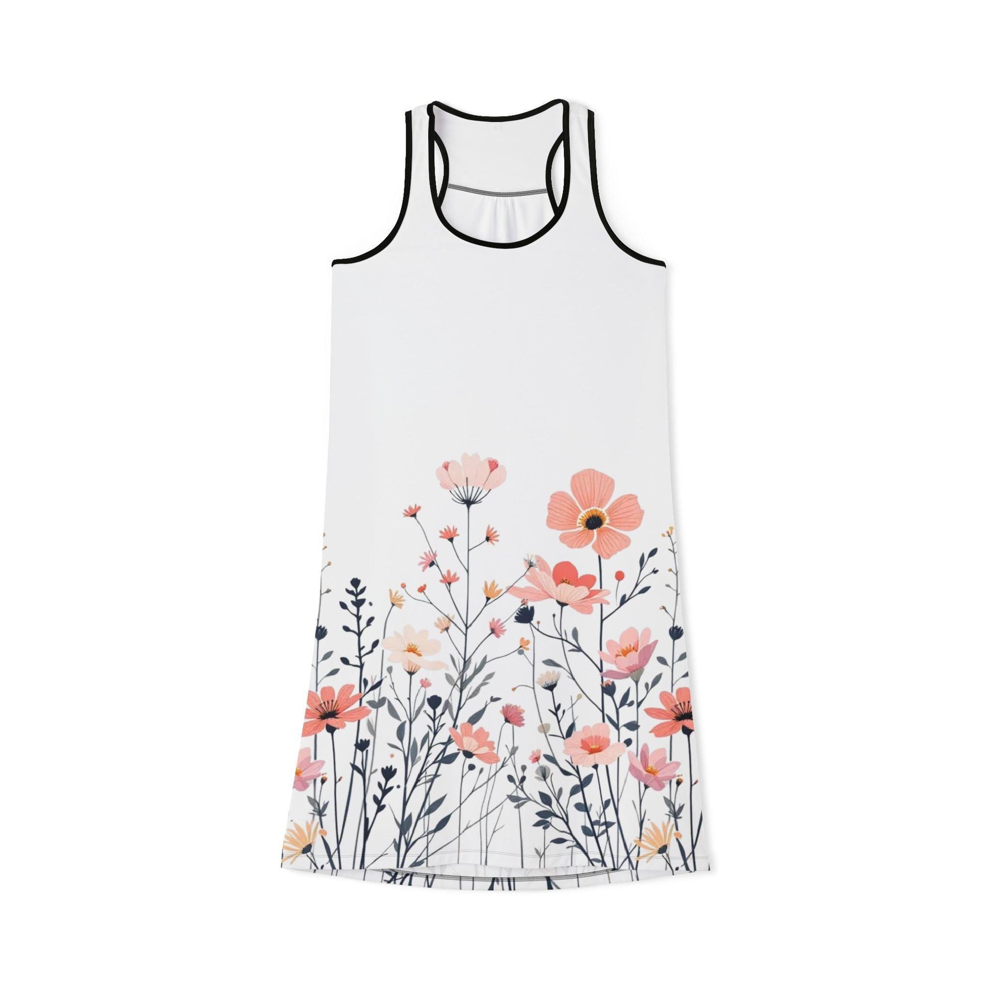 Floral Women's Racerback Dress - Perfect for Spring Style - Even Keel LLC