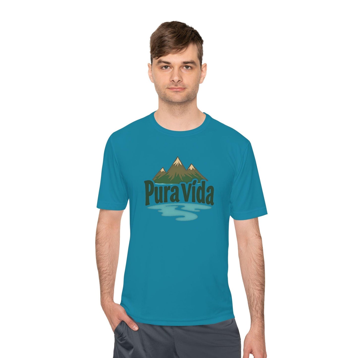 Moisture Wicking Tee - Pura Vida Performance Shirt for Active Wear - Even Keel LLC