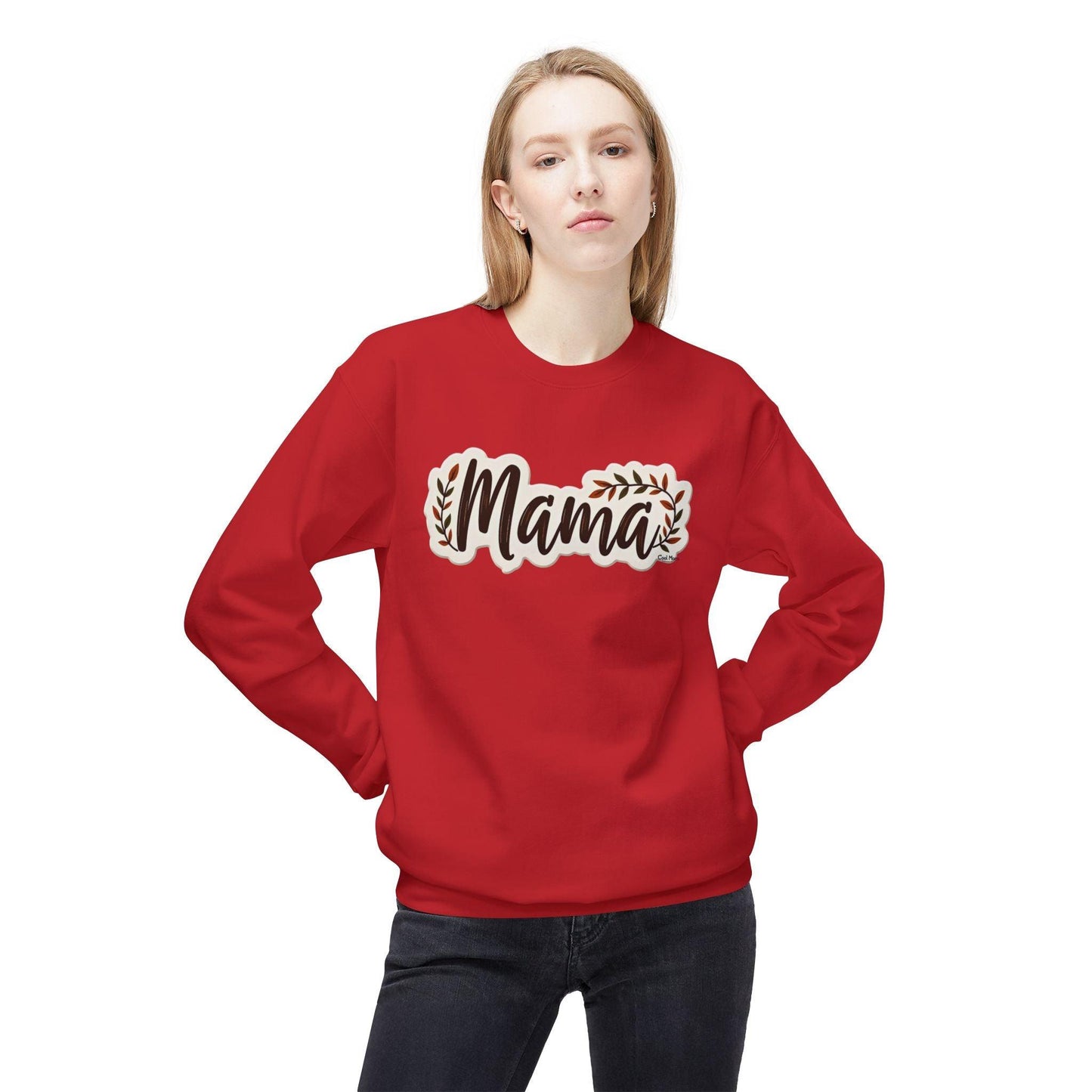 Mama Crewneck Sweatshirt for Moms - Cozy and Stylish Wear - Even Keel LLC