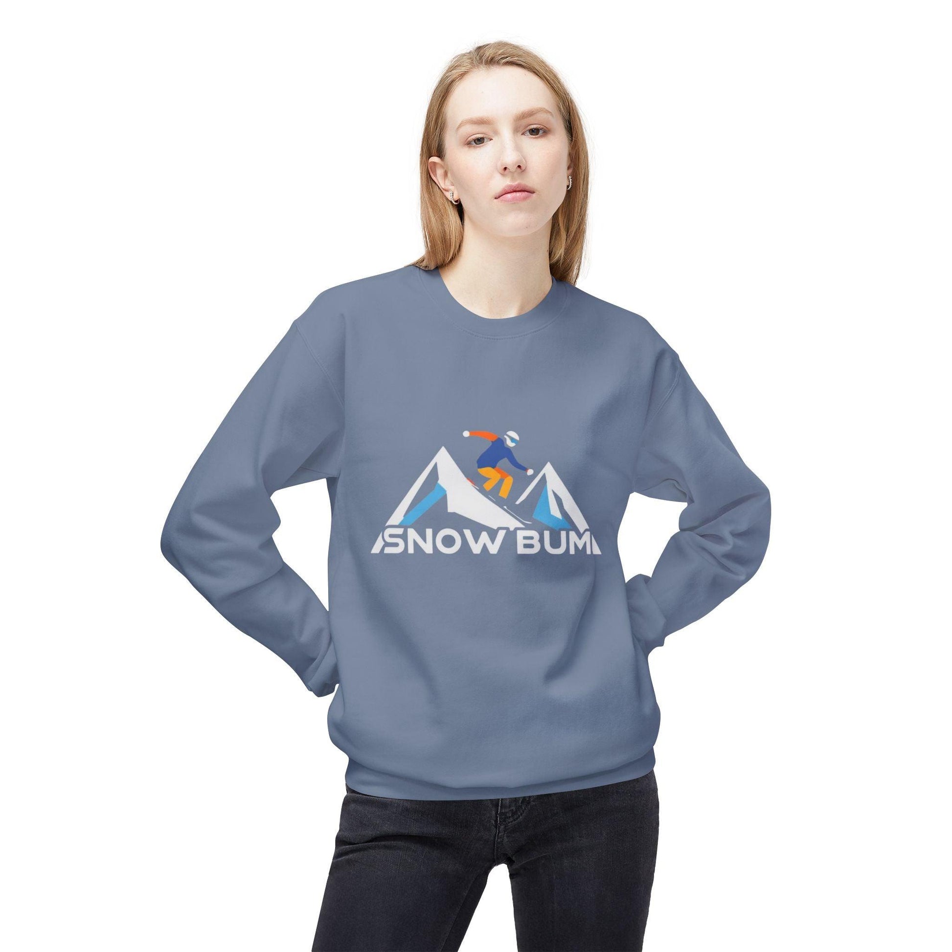 Snow Bum Sweatshirt for Winter Sports and Relaxing - Even Keel LLC