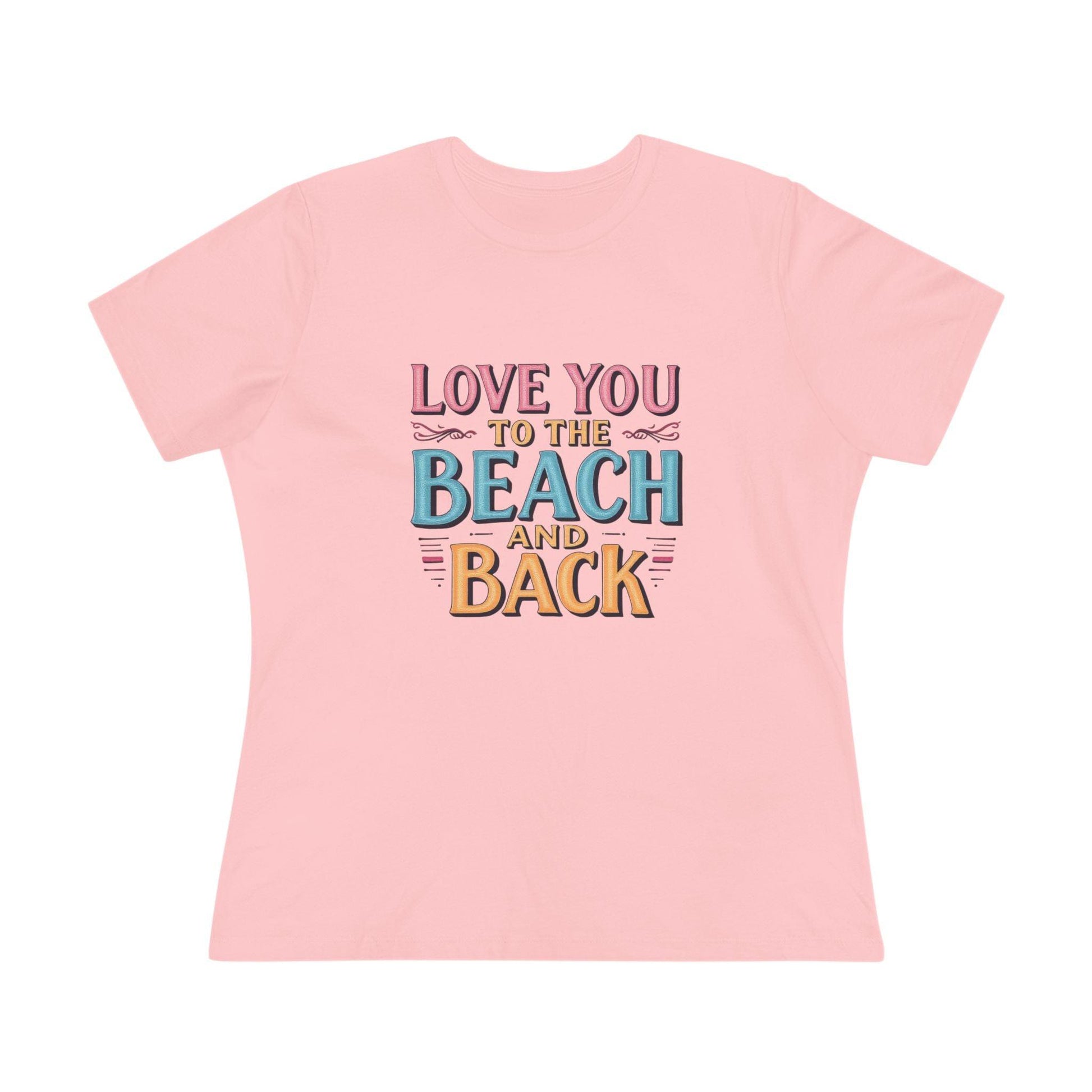 Women's Beach Lovers Cotton Tee - Love You to the Beach - Even Keel LLC