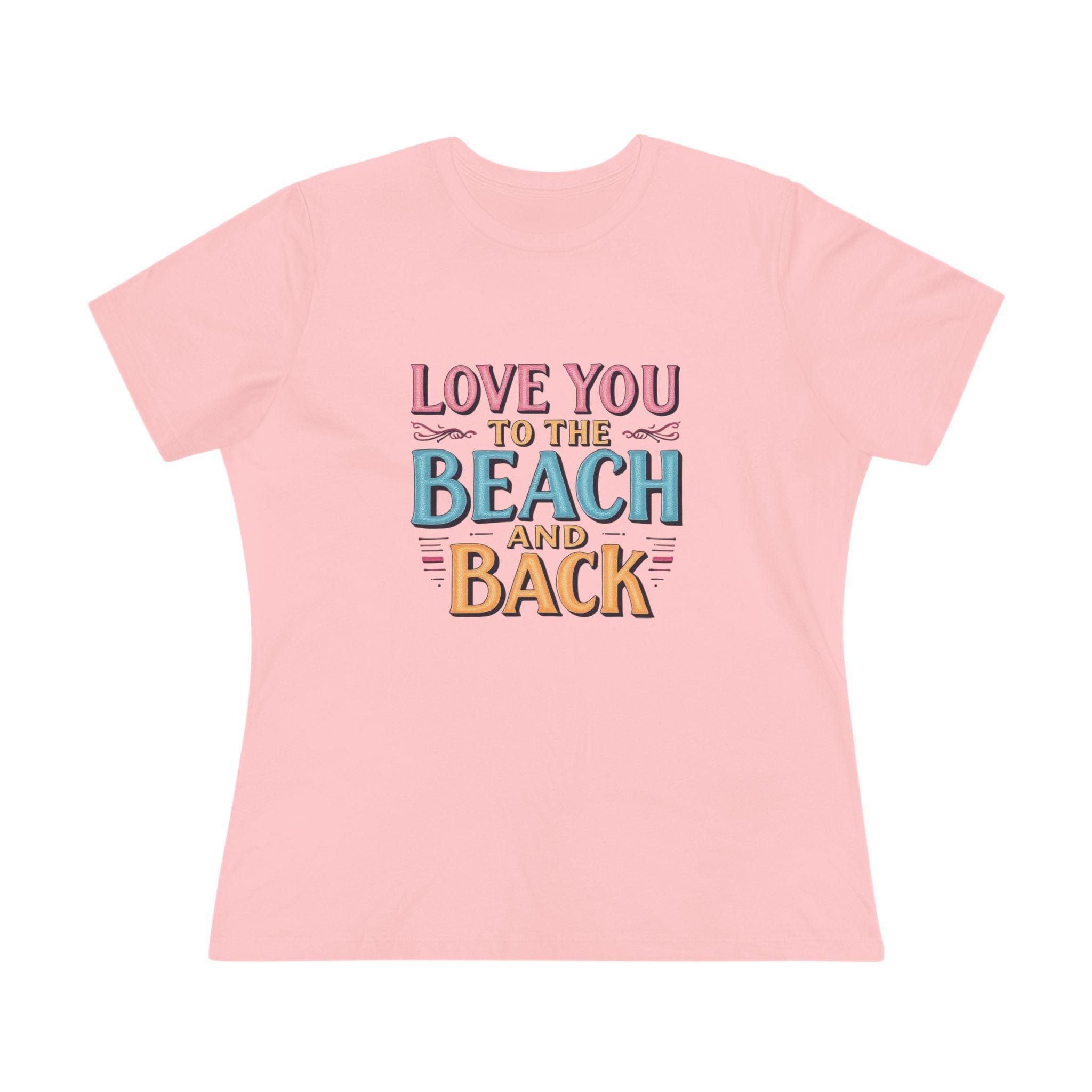 Women's Beach Lovers Cotton Tee - Love You to the Beach - Even Keel LLC