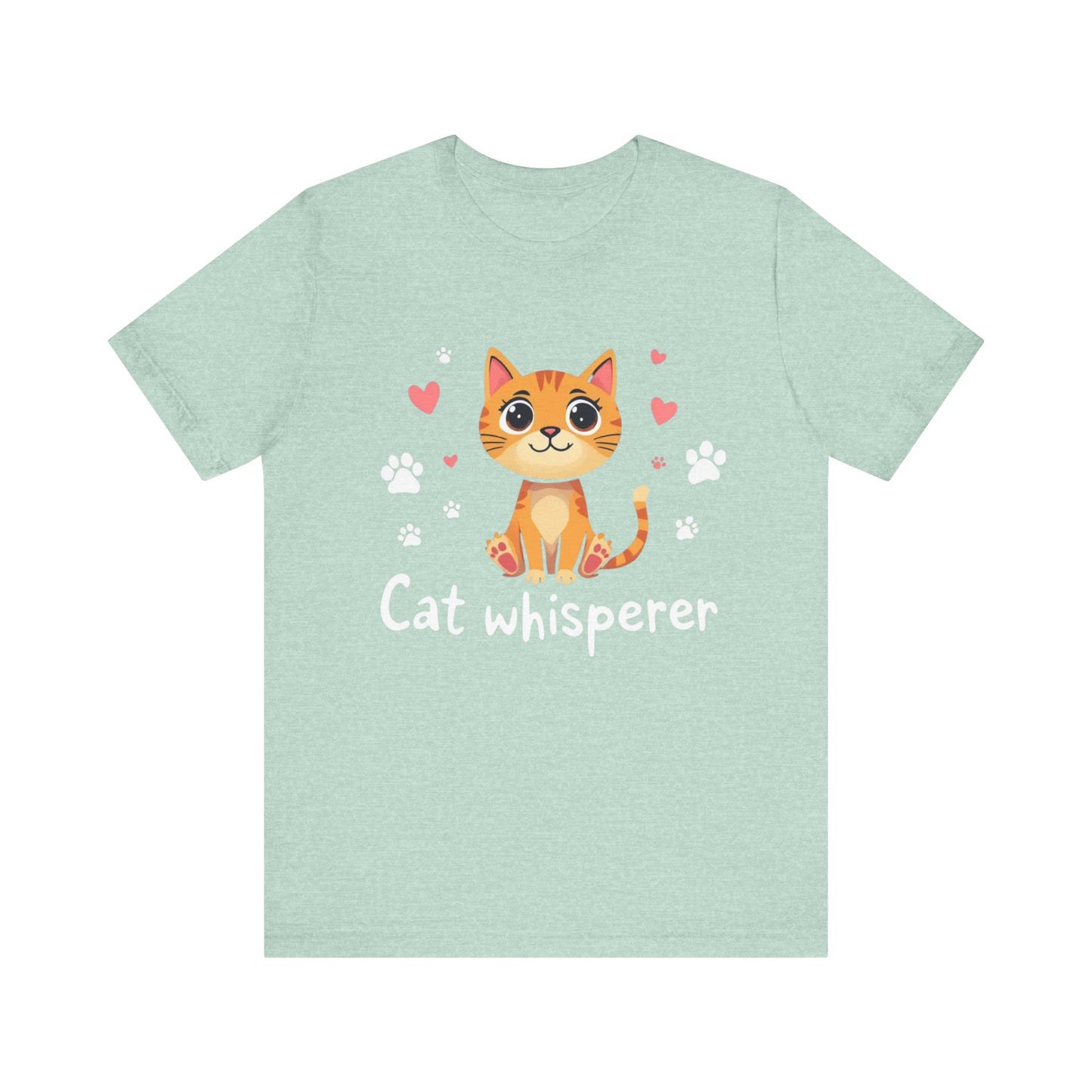 Cat Whisperer Unisex Jersey Short Sleeve Tee Cat Lover T-Shirt