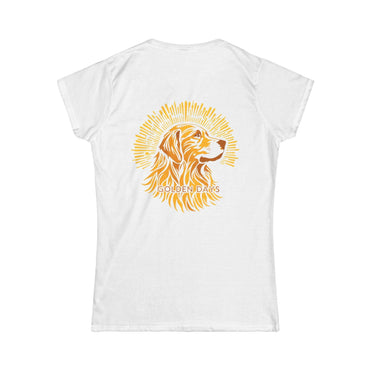 Golden Days Dog Tee - Women's T-Shirt for Golden Retriever Lovers - Even Keel LLC