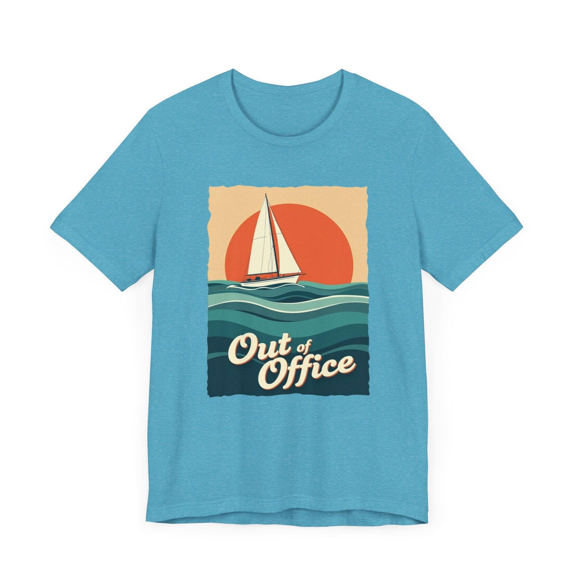 Sailing Tee - Out of Office Design for Summer Fun - Even Keel LLC