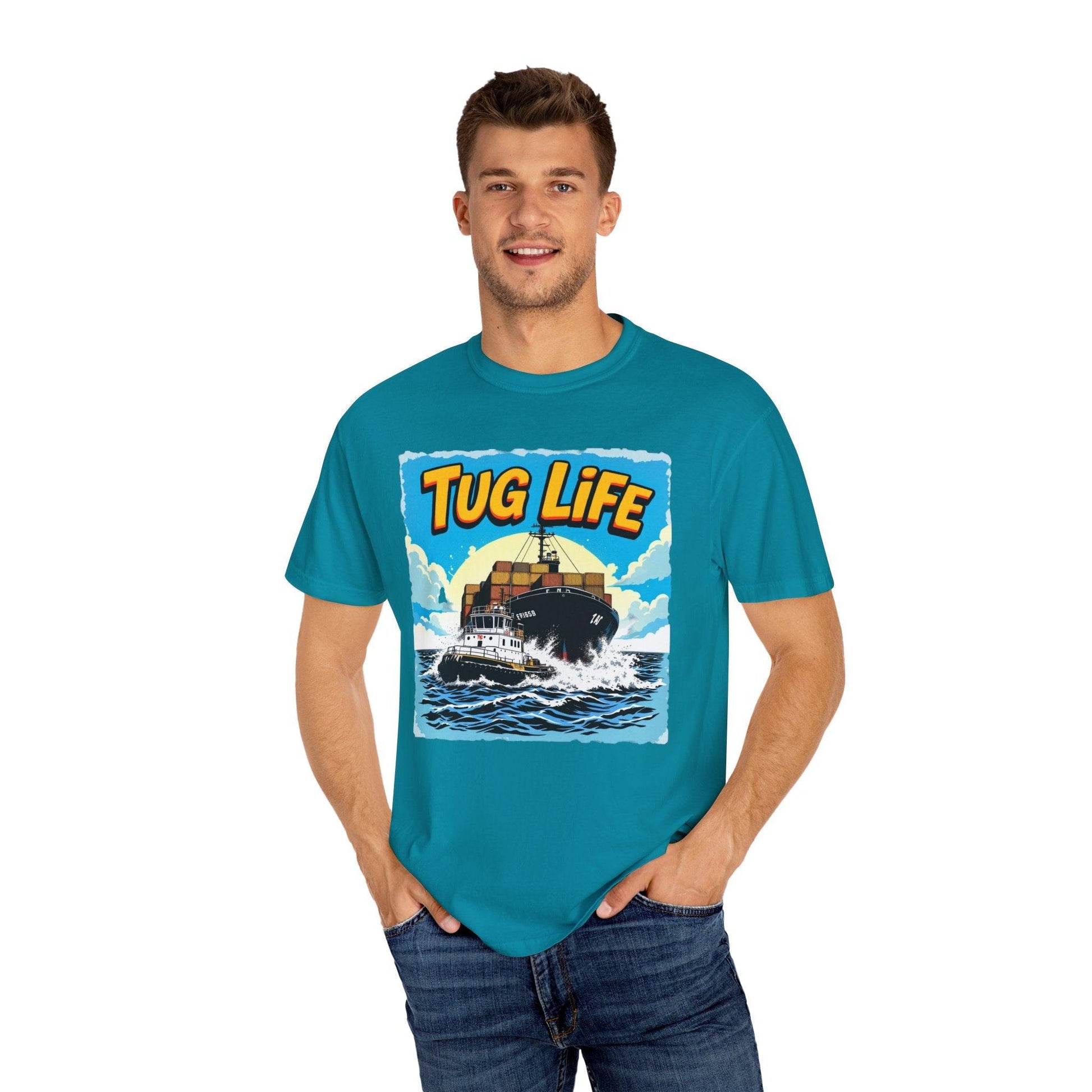 Tug Life T-Shirt for Marine Enthusiasts and Boat Lovers - Even Keel LLC