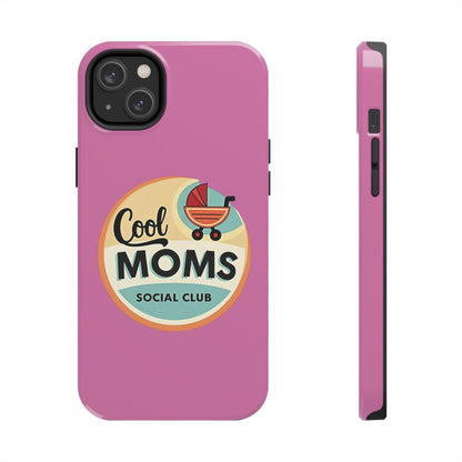 Retro Cool Moms Social Club Tough Phone Cases for Phones - Even Keel LLC