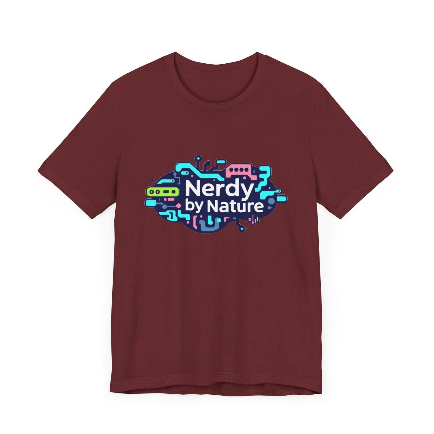 Nerdy by Nature Unisex Tee - Fun Geeky Graphic T-Shirt for Casual Wear - Even Keel LLC