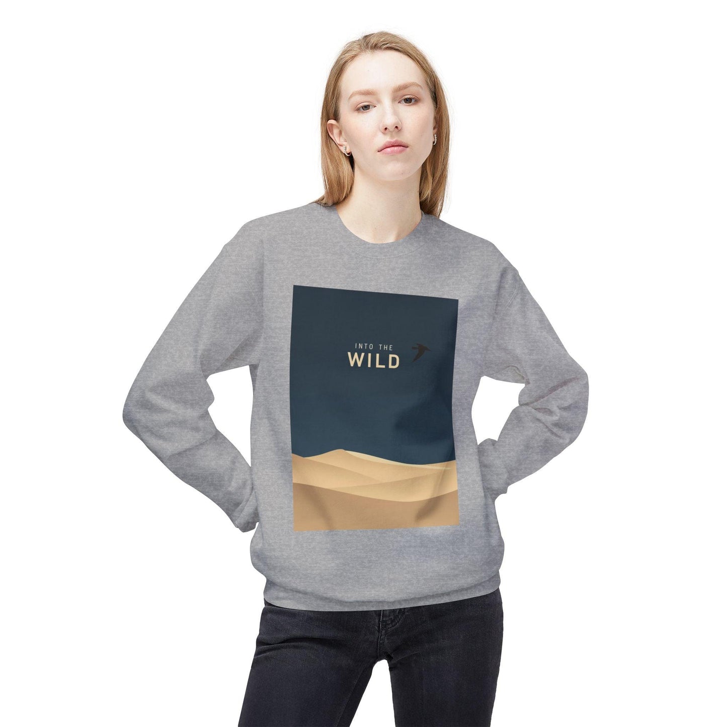 Sweatshirt 'Into the Wild' Unisex For Outdoor Adventure - Even Keel LLC