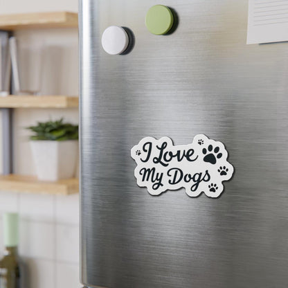 I Love My Dogs Magnet in Five Flexible Sizes - Even Keel LLC