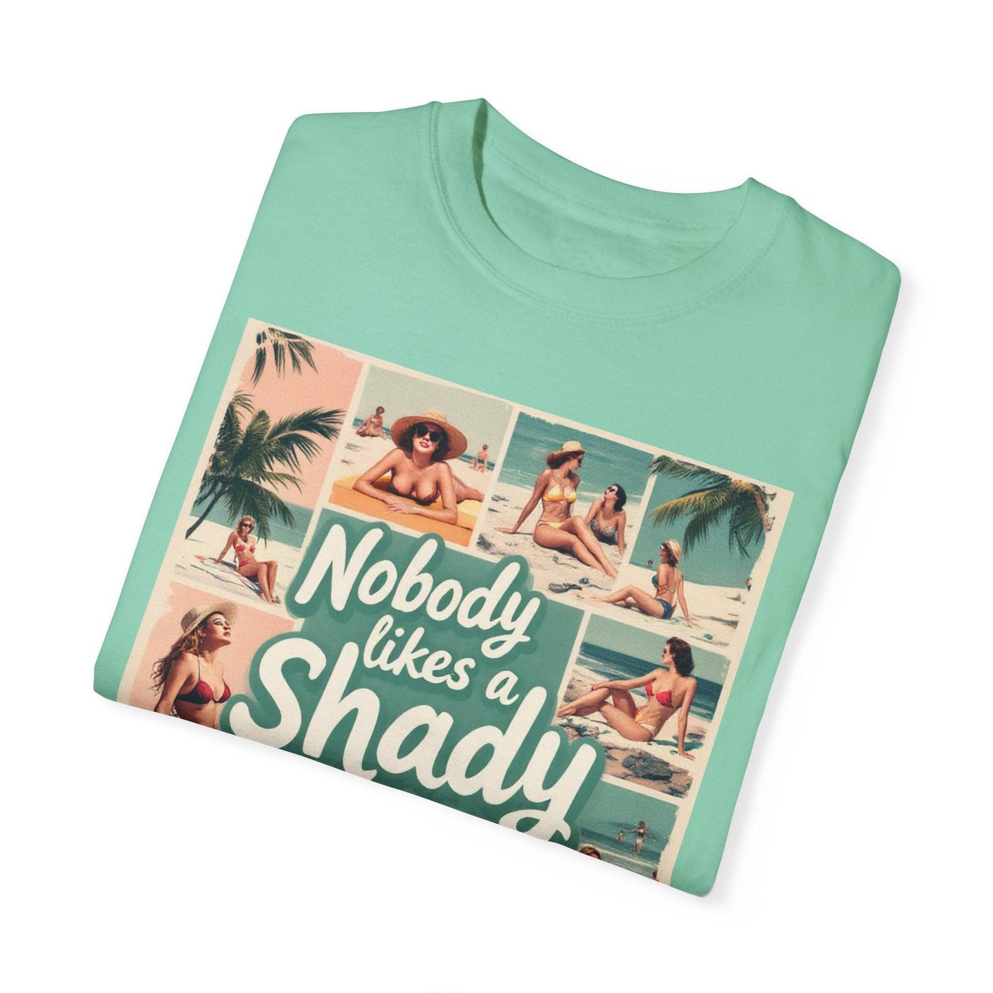 Retro Beach T-Shirt - Nobody Likes a Shady Beach Tee - Even Keel LLC