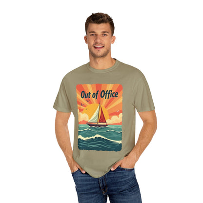 Ocean Sailing Out of Office Unisex Tee for Beach Lovers - Even Keel LLC