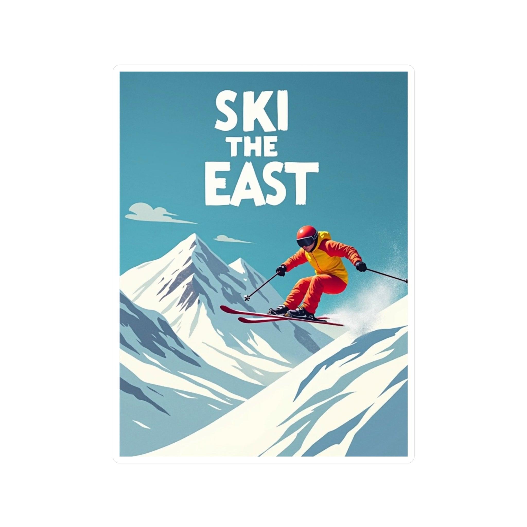 Ski The East Decal - High Quality Vinyl Sticker - Even Keel LLC