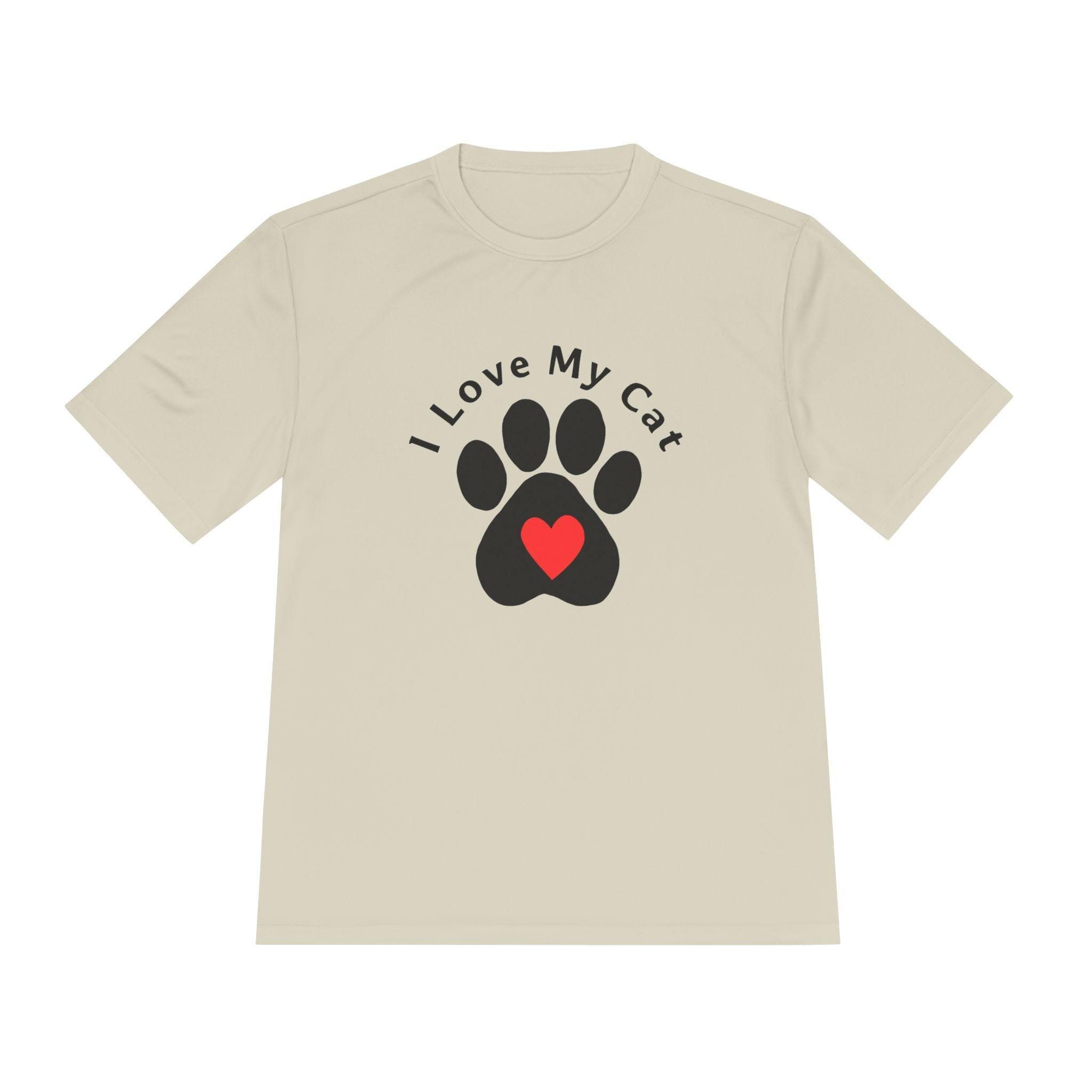 Moisture-Wicking Cat Lover T-Shirt Lightweight Sports Apparel - Even Keel LLC