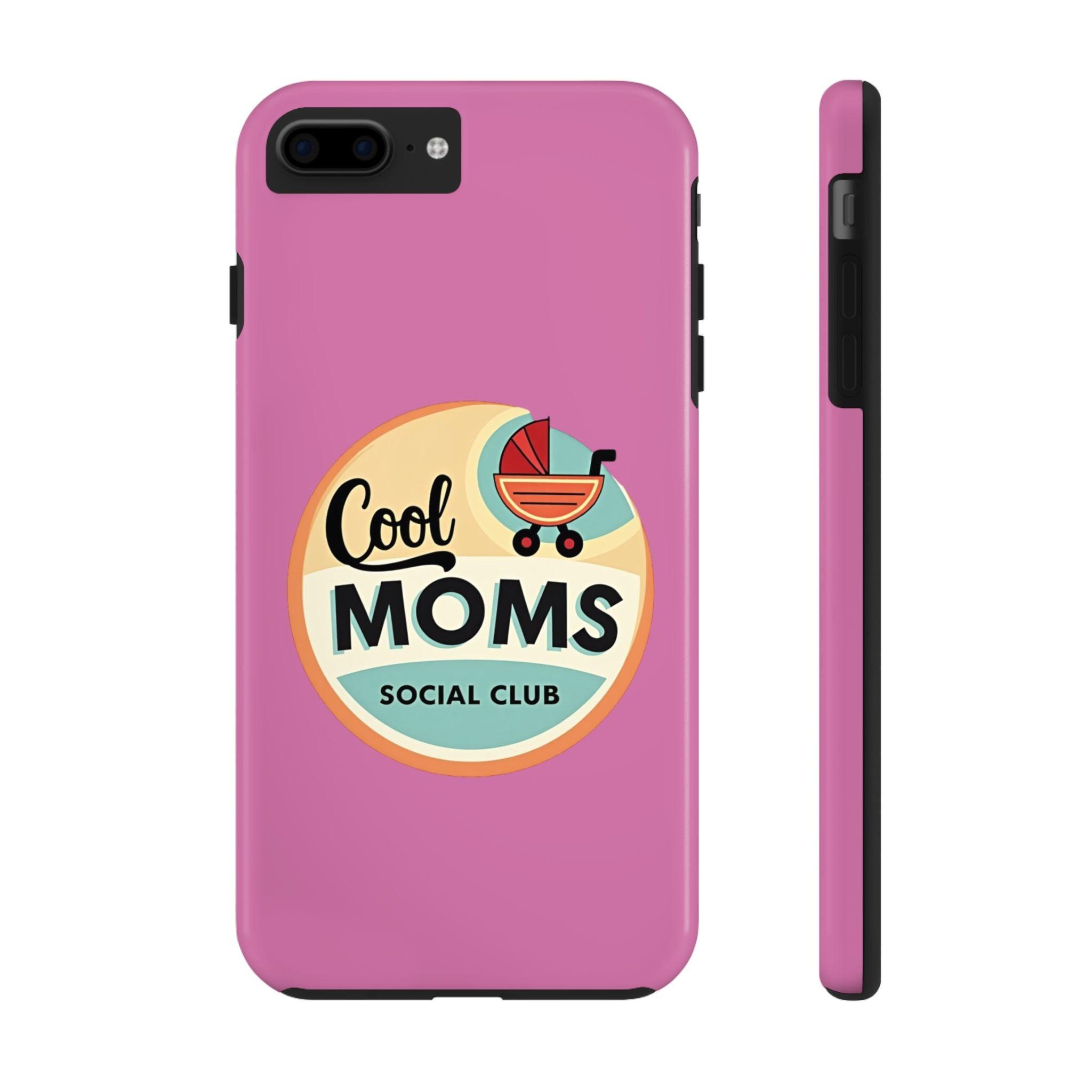 Retro Cool Moms Social Club Tough Phone Cases for Phones - Even Keel LLC